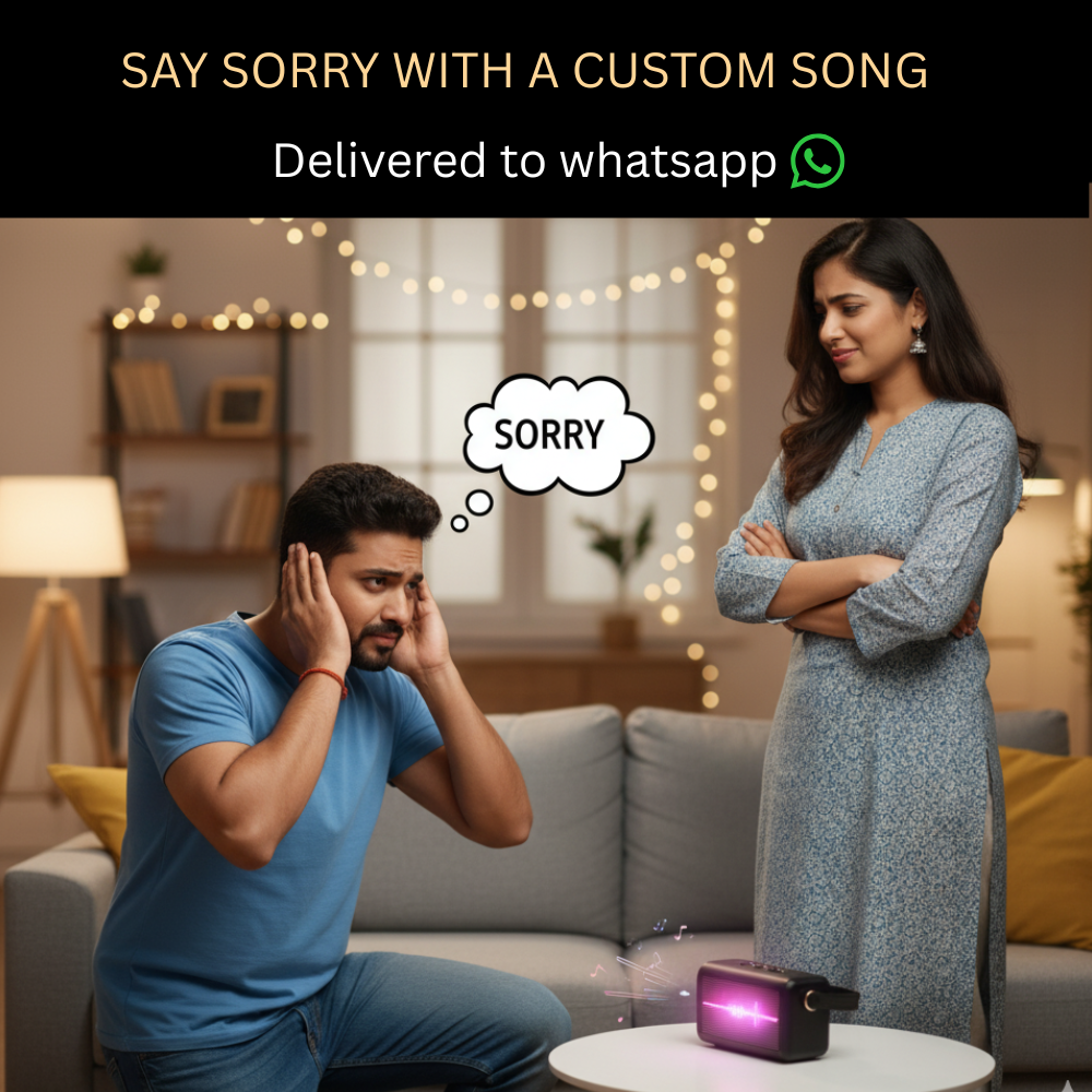 Custom song for apology